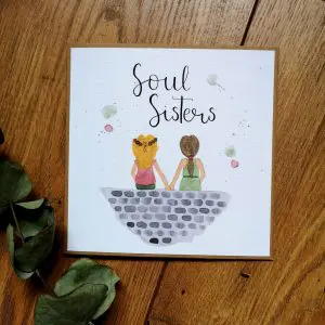Grußkarte Soul Sisters