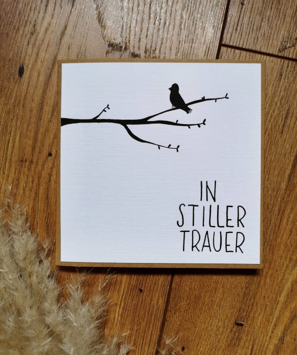 Grußkarte In stiller Trauer