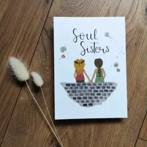 Postkarte Soul Sisters