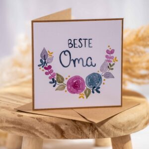 Grußkarte Beste Oma