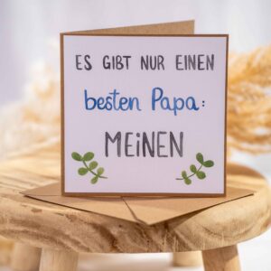 Grußkarte Bester Papa