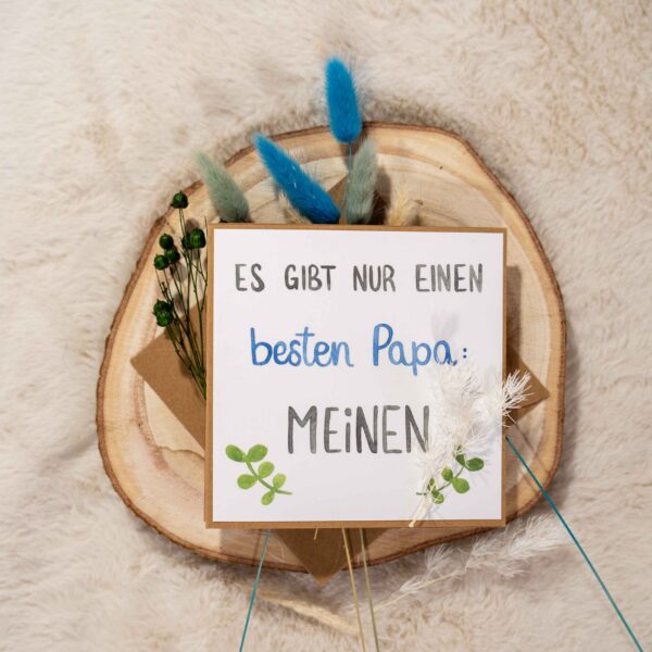 Grußkarte Bester Papa