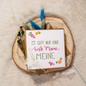 Grußkarte Beste Mama
