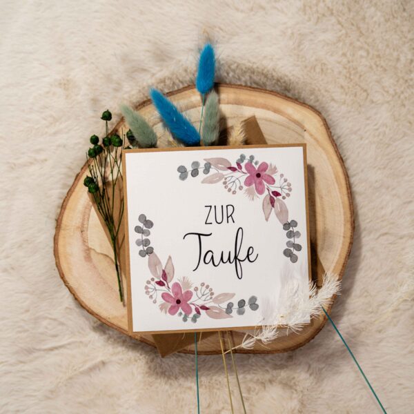 Grußkarte Taufe – Bild 2