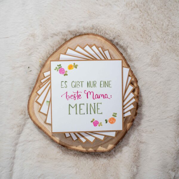 Grußkarte Beste Mama