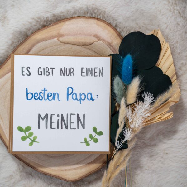 Grußkarte Bester Papa