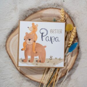 Grußkarte Bester Papa