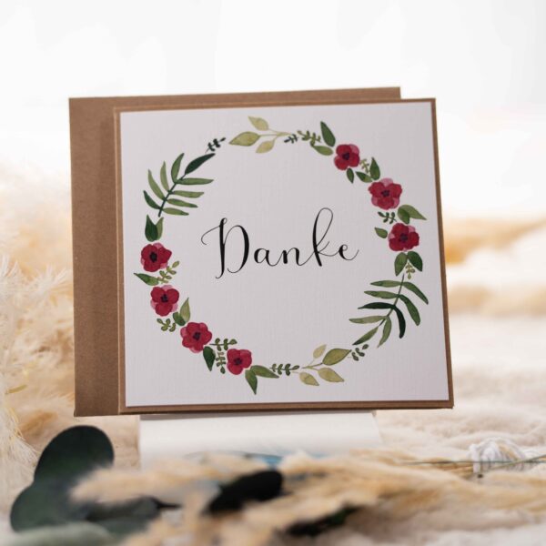 Grußkarte Danke – Bild 2