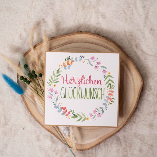 Grußkarte Sommerkranz – Bild 6