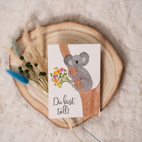 Koalabär Postkarte