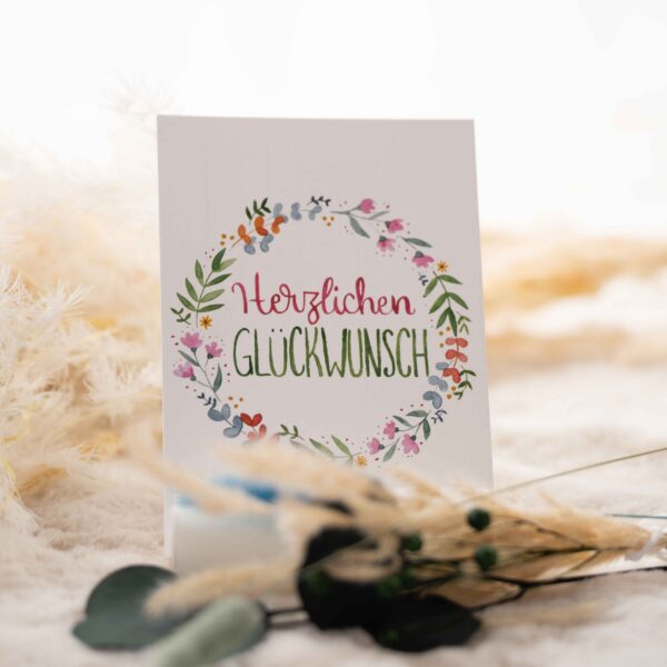 Glückwunschkarte
