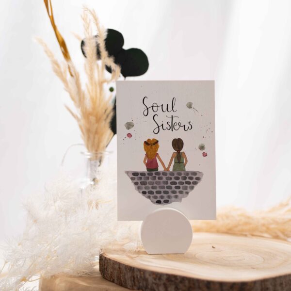 Postkarte Soul Sisters