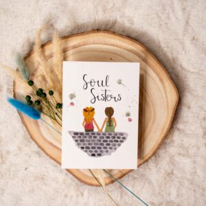 Postkarte Soul Sisters